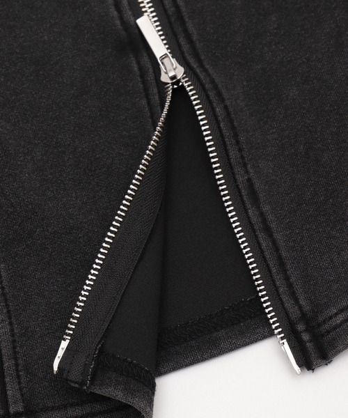 Figments（フィグメンツ）の「ライトバイカー半袖ジャケット（その他アウター・レディース・スミクロ・FREE）」の6枚目の写真