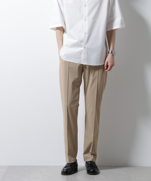 NANO universe(ナノユニバース)の「「N TROUSERS PREMIUM」クールタッチ4WAYストレッチパンツ撥水(セットアップ可)(スラックス・メンズ・ブラック/ベージュ・L/M/S)」の3枚目の写真