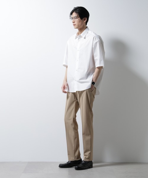 NANO universe(ナノユニバース)の「「N TROUSERS PREMIUM」クールタッチ4WAYストレッチパンツ撥水(セットアップ可)(スラックス・メンズ・ブラック/ベージュ・L/M/S)」の5枚目の写真