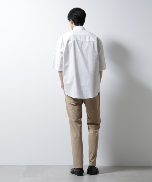NANO universe(ナノユニバース)の「「N TROUSERS PREMIUM」クールタッチ4WAYストレッチパンツ撥水(セットアップ可)(スラックス・メンズ・ブラック/ベージュ・L/M/S)」の9枚目の写真