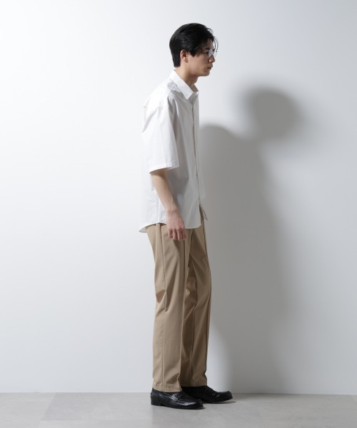 NANO universe(ナノユニバース)の「「N TROUSERS PREMIUM」クールタッチ4WAYストレッチパンツ撥水(セットアップ可)(スラックス・メンズ・ブラック/ベージュ・L/M/S)」の8枚目の写真