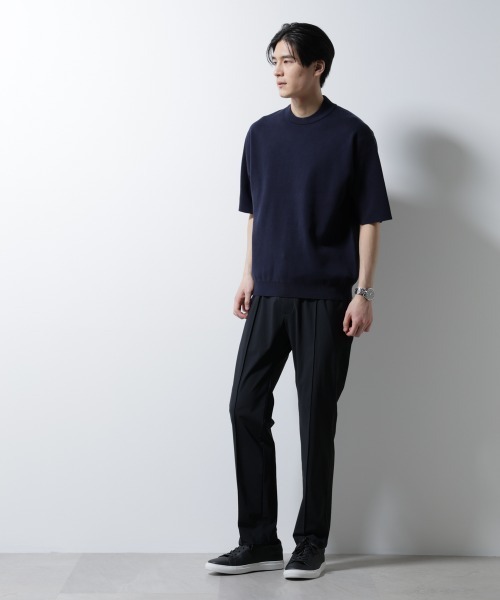NANO universe(ナノユニバース)の「「N TROUSERS PREMIUM」クールタッチ4WAYストレッチパンツ撥水(セットアップ可)(スラックス・メンズ・ブラック/ベージュ・L/M/S)」の11枚目の写真