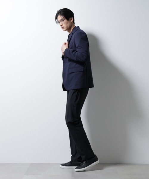 NANO universe(ナノユニバース)の「「N TROUSERS PREMIUM」クールタッチ4WAYストレッチパンツ撥水(セットアップ可)(スラックス・メンズ・ブラック/ベージュ・L/M/S)」の13枚目の写真