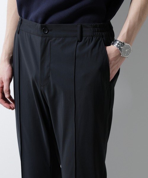 NANO universe(ナノユニバース)の「「N TROUSERS PREMIUM」クールタッチ4WAYストレッチパンツ撥水(セットアップ可)(スラックス・メンズ・ブラック/ベージュ・L/M/S)」の21枚目の写真