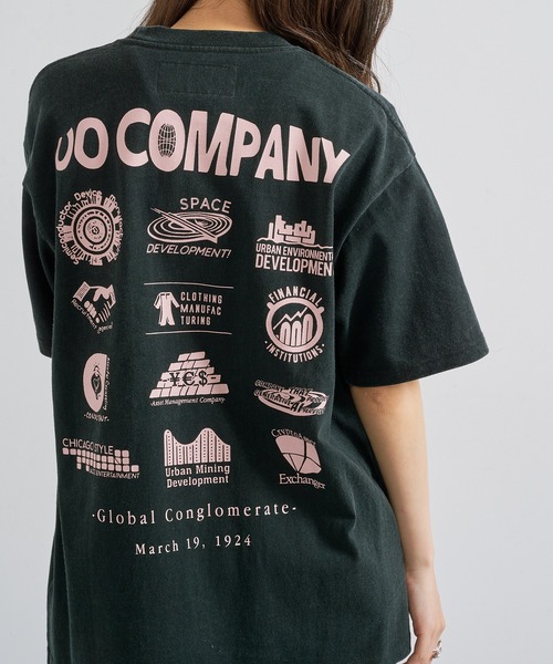 UNIVERSAL OVERALL(ユニバーサルオーバーオール)の「【UNIVERSAL OVERALL】ワンポイントバックプリントTシャツ U2513209-B TEE(Tシャツ/カットソー・メンズ・オートミール/ホワイト/ブラック・S/M/L/XL)」の2枚目の写真