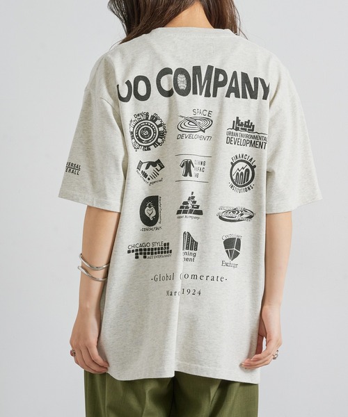 UNIVERSAL OVERALL(ユニバーサルオーバーオール)の「【UNIVERSAL OVERALL】ワンポイントバックプリントTシャツ U2513209-B TEE(Tシャツ/カットソー・メンズ・オートミール/ホワイト/ブラック・S/M/L/XL)」の16枚目の写真