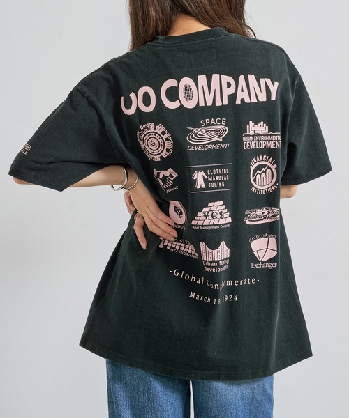 UNIVERSAL OVERALL(ユニバーサルオーバーオール)の「【UNIVERSAL OVERALL】ワンポイントバックプリントTシャツ U2513209-B TEE(Tシャツ/カットソー・メンズ・オートミール/ホワイト/ブラック・S/M/L/XL)」の22枚目の写真
