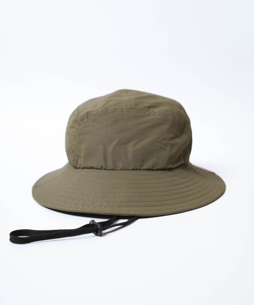newhattan(ニューハッタン)の「【newhattan/ニューハッタン】polyester boonie hat ポリエステル ブーニーハット サファリハット(ハット・メンズ・ブラック/オリーブ・L/XL)」の1枚目の写真