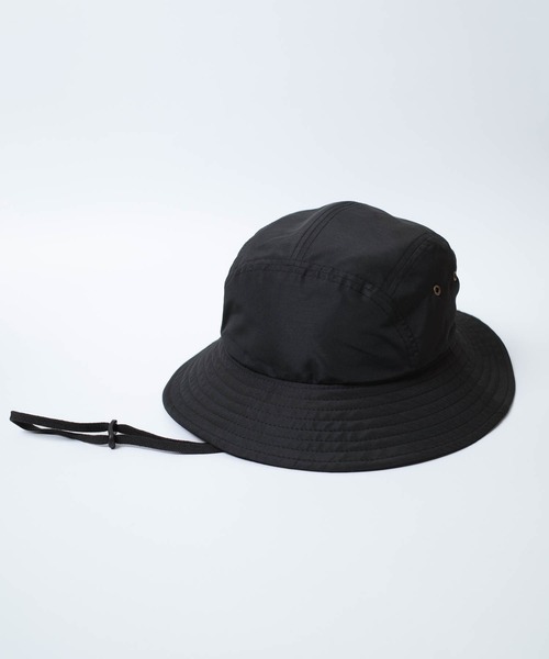 newhattan(ニューハッタン)の「【newhattan/ニューハッタン】polyester boonie hat ポリエステル ブーニーハット サファリハット(ハット・メンズ・ブラック/オリーブ・L/XL)」の3枚目の写真