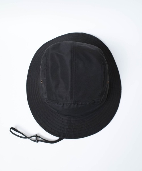 newhattan(ニューハッタン)の「【newhattan/ニューハッタン】polyester boonie hat ポリエステル ブーニーハット サファリハット(ハット・メンズ・ブラック/オリーブ・L/XL)」の4枚目の写真