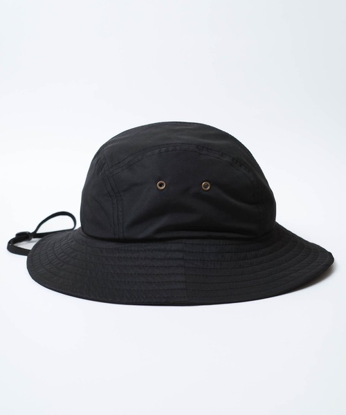 newhattan(ニューハッタン)の「【newhattan/ニューハッタン】polyester boonie hat ポリエステル ブーニーハット サファリハット(ハット・メンズ・ブラック/オリーブ・L/XL)」の5枚目の写真