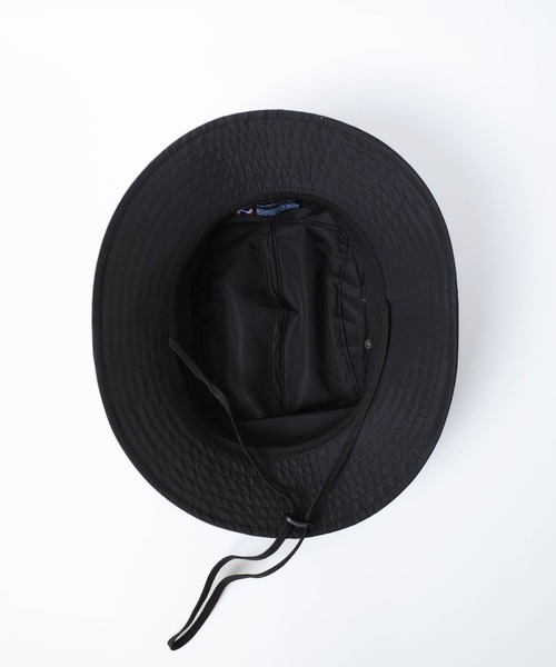 newhattan(ニューハッタン)の「【newhattan/ニューハッタン】polyester boonie hat ポリエステル ブーニーハット サファリハット(ハット・メンズ・ブラック/オリーブ・L/XL)」の6枚目の写真