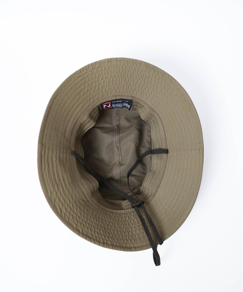 newhattan(ニューハッタン)の「【newhattan/ニューハッタン】polyester boonie hat ポリエステル ブーニーハット サファリハット(ハット・メンズ・ブラック/オリーブ・L/XL)」の10枚目の写真