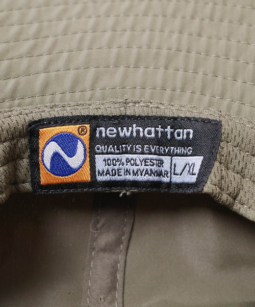 newhattan(ニューハッタン)の「【newhattan/ニューハッタン】polyester boonie hat ポリエステル ブーニーハット サファリハット(ハット・メンズ・ブラック/オリーブ・L/XL)」の11枚目の写真
