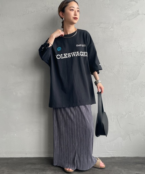 Volkswagen（フォルクスワーゲン）の「[VOLKSWAGEN×JEANS FACTORY/フォルクスワーゲン×ジーンズファクトリー] VOLKSWAGEN コラボレーション レーシング プリントＴシャツ（Tシャツ/カットソー・レディース・ブラック/ホワイト・M/L/S）」の14枚目の写真