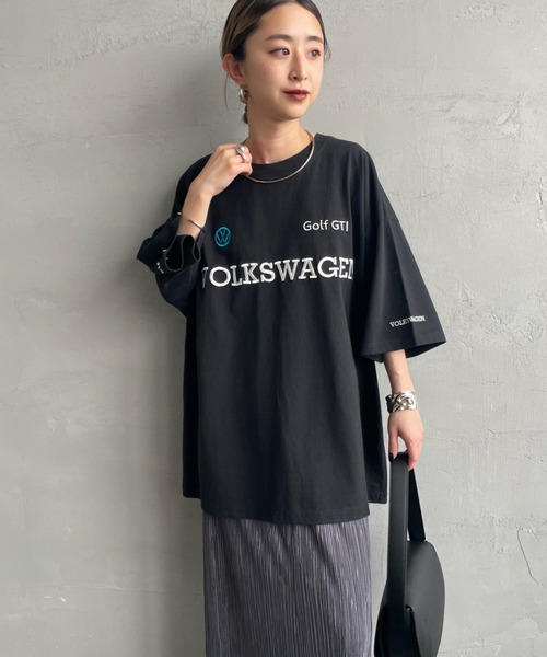 tシャツ 「VOLKSWAGEN×JEANS FACTORY/フォルクスワーゲン×ジーンズファクトリー」 VOLKSWAGEN コラボレーション レー VOLKSWAGEN×JEANS FACTORY/フォルクスワーゲン×ジーンズ