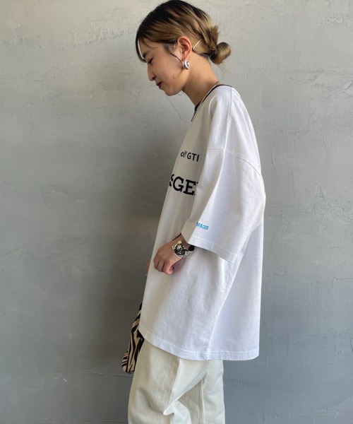 Volkswagen（フォルクスワーゲン）の「[VOLKSWAGEN×JEANS FACTORY/フォルクスワーゲン×ジーンズファクトリー] VOLKSWAGEN コラボレーション レーシング プリントＴシャツ（Tシャツ/カットソー・レディース・ブラック/ホワイト・M/L/S）」の21枚目の写真