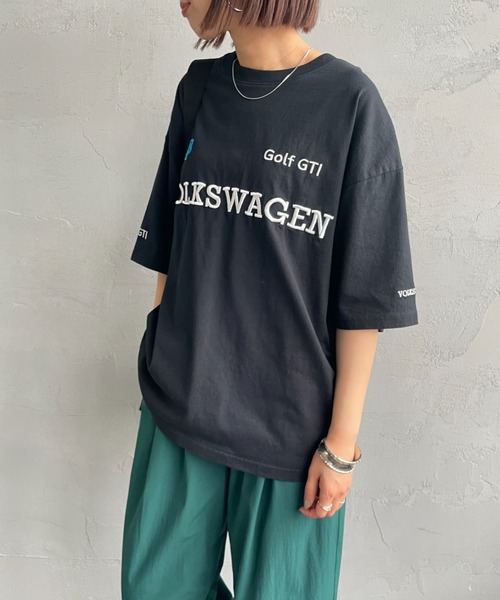tシャツ 「VOLKSWAGEN×JEANS FACTORY/フォルクスワーゲン×ジーンズファクトリー」 VOLKSWAGEN コラボレーション レー VOLKSWAGEN×JEANS FACTORY/フォルクスワーゲン×ジーンズ