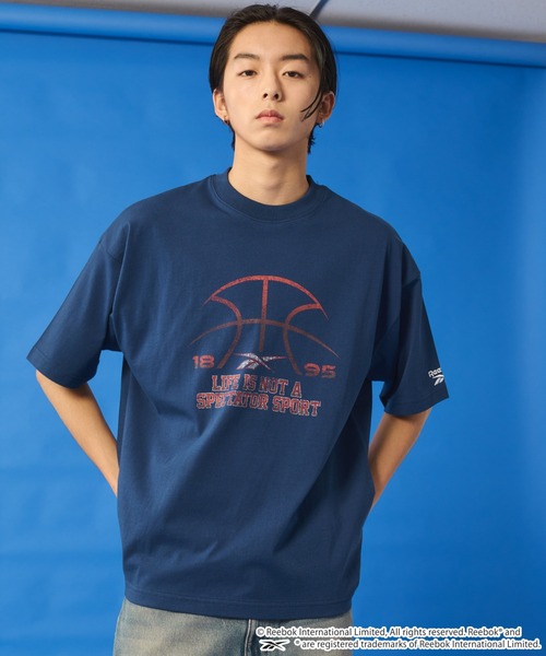 Reebok(リーボック)の「∴WEGO/Reebok別注スポーツロゴT(Tシャツ/カットソー・メンズ・ダークネイビー/ホワイト/ブラック・LARGE/MEDIUM)」の21枚目の写真
