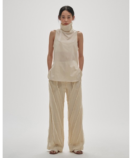 セール】Sheer Jacquard Trousers（その他パンツ）｜TODAYFUL