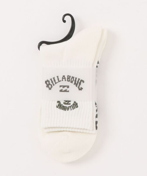 BILLABONG(ビラボン)の「BILLABONG メンズ SOCKS ソックス 【2025年夏モデル】/ビラボン靴下(ソックス/靴下・メンズ・オフホワイト/ブラック・FREE)」の6枚目の写真