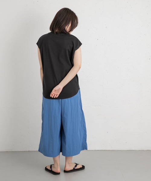 EKAL(エカル)の「フレンチスリーブカットソー(Tシャツ/カットソー・レディース・ブラック/ブルー系その他/ホワイト/ベージュ系その他・ONE)」の20枚目の写真