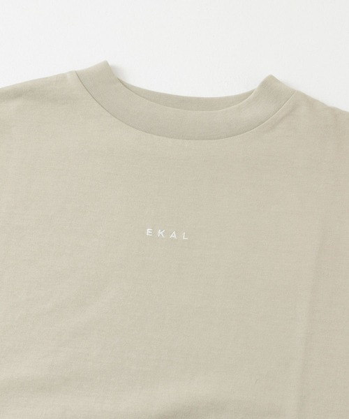 EKAL(エカル)の「フレンチスリーブカットソー(Tシャツ/カットソー・レディース・ブラック/ブルー系その他/ホワイト/ベージュ系その他・ONE)」の6枚目の写真