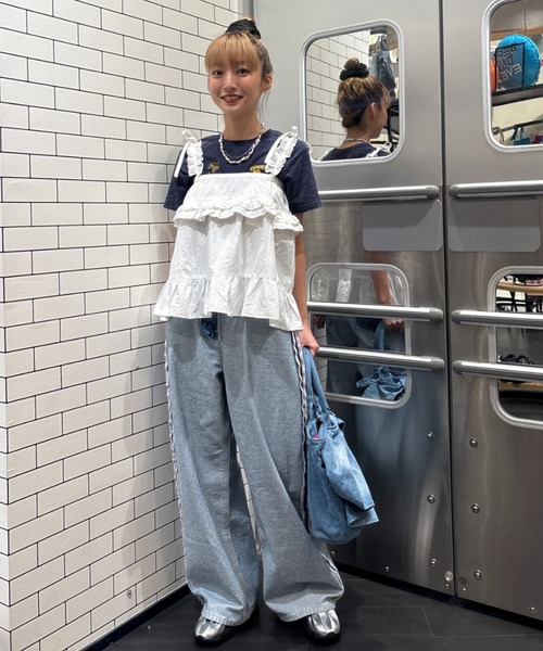 『新品＆未開封』ロデオクラウンズ　バックリボンデニム RODEO CROWNS WIDE BOWL（ロデオクラウンズワイドボウル） トート