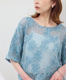 ROPE' PICNIC | メッシュコード刺繍プルオーバー(Tシャツ/カットソー)