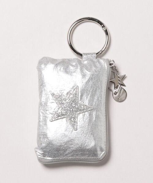 LAZY SUSAN（レイジースーザン）の「エコバッグ　グリッタースターＬＳ小（エコバッグ/サブバッグ・レディース・シルバー/ゴールド・FREE）」の21枚目の写真