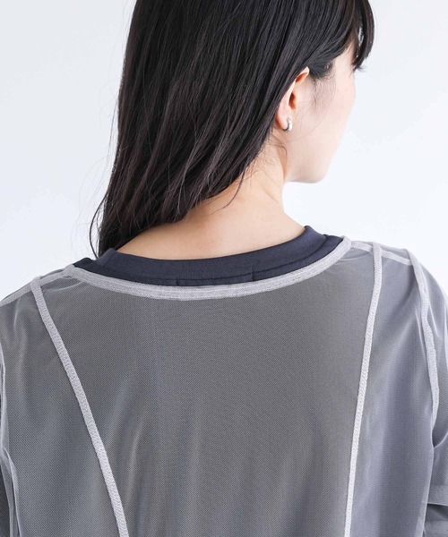 somari imagination(ソマリ イマジネーション)の「『チュールレイヤードカットソー』(Tシャツ/カットソー・レディース・イエロー/ネイビー・2/1)」の21枚目の写真