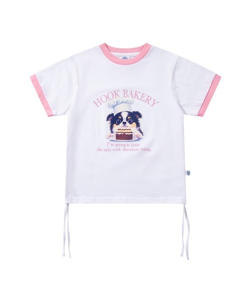丈短 【NIKE】ワンちゃん リンガーTシャツ SALE／◇STARTER ショート丈 リンガープリントTシャツ◇yn