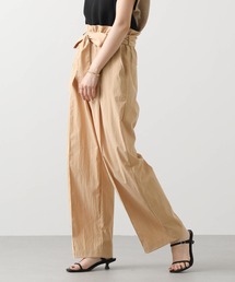 ベルト付ピンタックHWパンツ