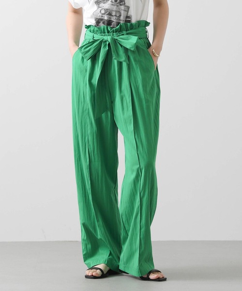 Gready Brilliant(グレディブリリアン)の「ベルト付ピンタックHWパンツ(その他パンツ・レディース・キャメル/グリーン・38)」の7枚目の写真