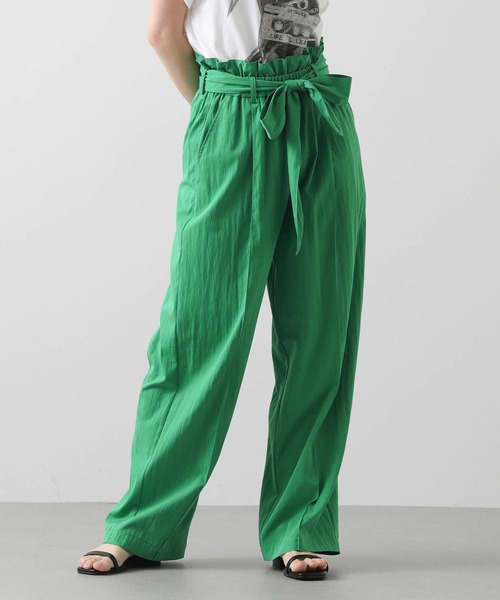 Gready Brilliant(グレディブリリアン)の「ベルト付ピンタックHWパンツ(その他パンツ・レディース・キャメル/グリーン・38)」の10枚目の写真