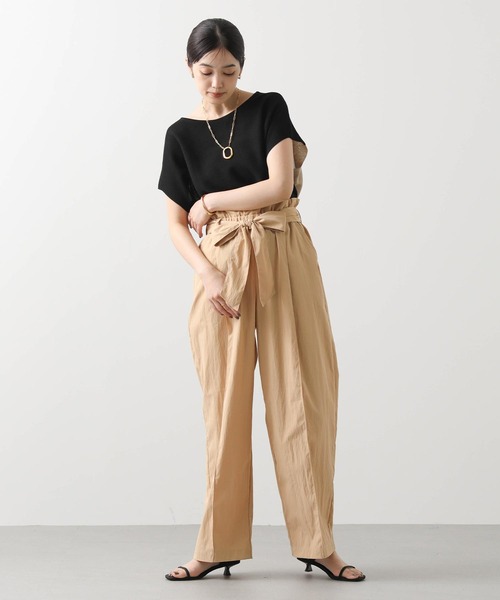 Gready Brilliant(グレディブリリアン)の「ベルト付ピンタックHWパンツ(その他パンツ・レディース・キャメル/グリーン・38)」の18枚目の写真