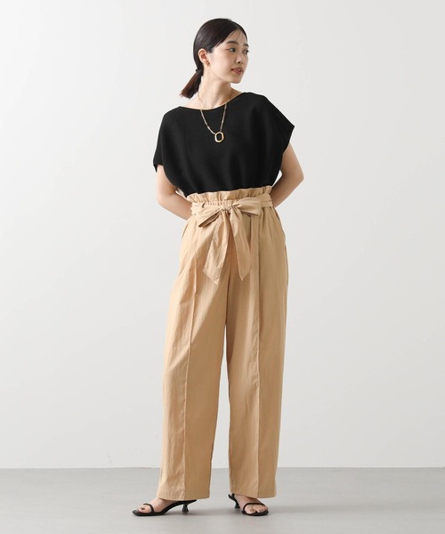 Gready Brilliant(グレディブリリアン)の「ベルト付ピンタックHWパンツ(その他パンツ・レディース・キャメル/グリーン・38)」の15枚目の写真