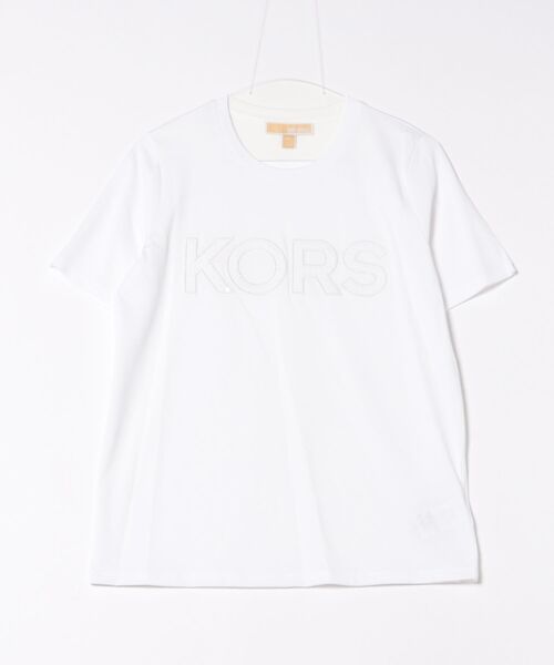 MICHAEL KORS(マイケルコース)の「KORS シークイン クラシック Tシャツ(Tシャツ/カットソー・レディース・ホワイト・L/M/S/XS/XL)」の4枚目の写真