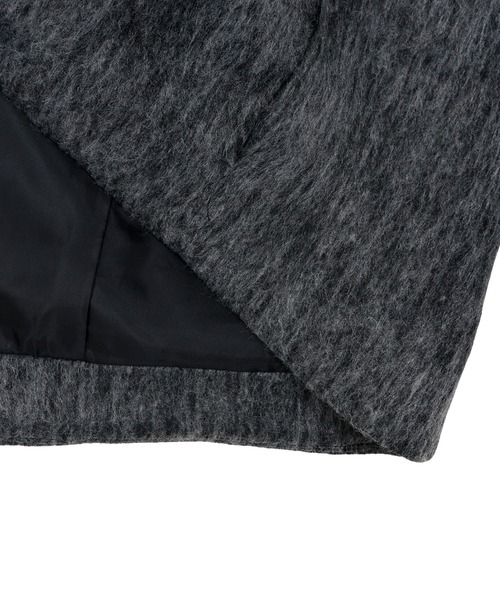 セール】【Eclat one】シャギー ショート丈 コート ジャケット