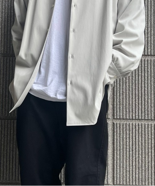 meagratia（メアグラーティア）の「side button long shirt（シャツ/ブラウス・メンズ・イエロー/ブラック/グレー系その他・2）」の21枚目の写真
