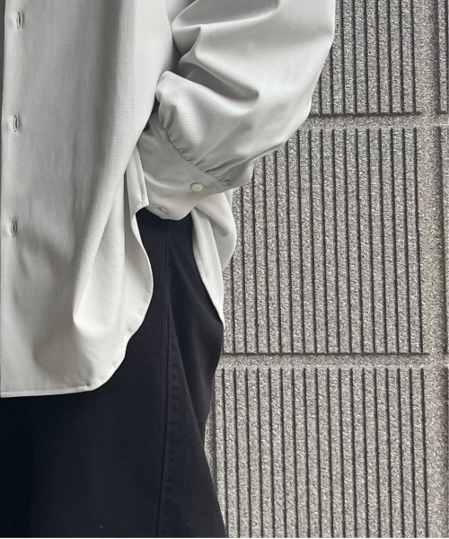 meagratia（メアグラーティア）の「side button long shirt（シャツ/ブラウス・メンズ・イエロー/ブラック/グレー系その他・2）」の20枚目の写真
