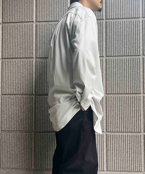 meagratia（メアグラーティア）の「side button long shirt（シャツ/ブラウス・メンズ・イエロー/ブラック/グレー系その他・2）」の17枚目の写真