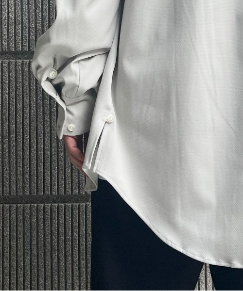 meagratia（メアグラーティア）の「side button long shirt（シャツ/ブラウス・メンズ・イエロー/ブラック/グレー系その他・2）」の15枚目の写真