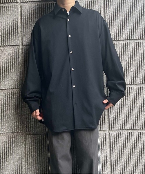 meagratia（メアグラーティア）の「side button long shirt（シャツ/ブラウス・メンズ・イエロー/ブラック/グレー系その他・2）」の14枚目の写真