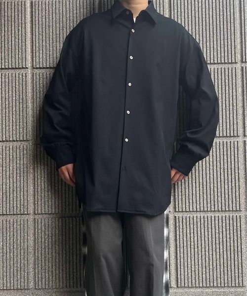 meagratia（メアグラーティア）の「side button long shirt（シャツ/ブラウス・メンズ・イエロー/ブラック/グレー系その他・2）」の13枚目の写真