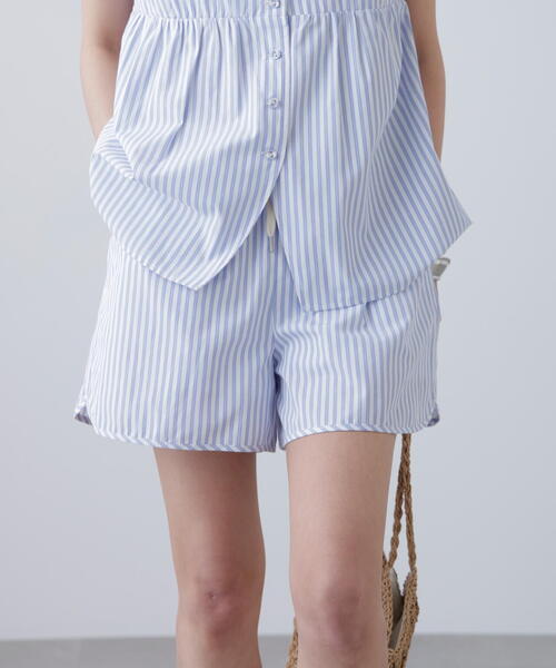 FREE'S MART（フリーズマート）の「◆〈セットアップ対応〉ストライプショートパンツ（その他パンツ・レディース・ホワイト系その他/ブラウン系その他・FREE）」の7枚目の写真