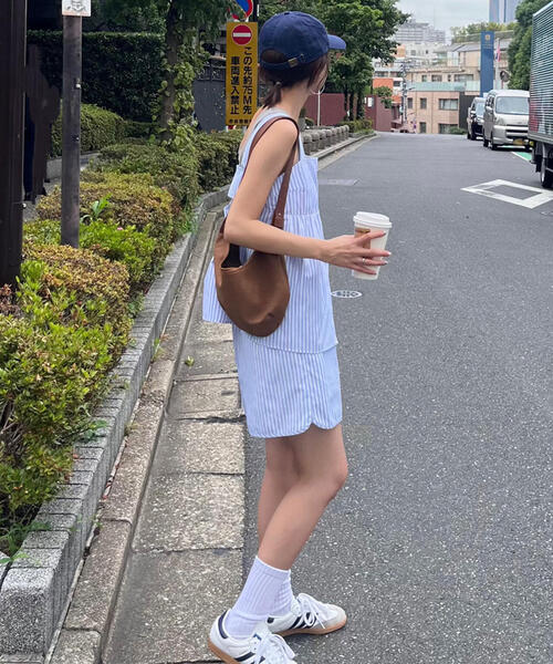 FREE'S MART（フリーズマート）の「◆〈セットアップ対応〉ストライプショートパンツ（その他パンツ・レディース・ホワイト系その他/ブラウン系その他・FREE）」の17枚目の写真