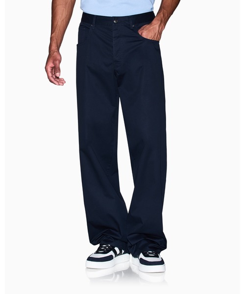 ARMANI EXCHANGE(アルマーニエクスチェンジ)の「【A|X アルマーニ エクスチェンジ】コットンツイル バギーデニムパンツ_J83 BAGGY(デニムパンツ・メンズ・ダークネイビー・30inch/31inch/32inch/33inch/34inch/36inch/29inch)」の6枚目の写真