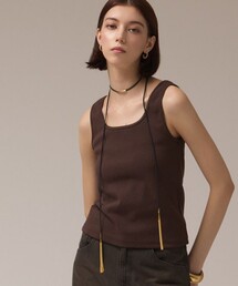 GRACE CONTINENTAL（グレースコンチネンタル）の「レザーレイヤードチョーカー（ネックレス）」