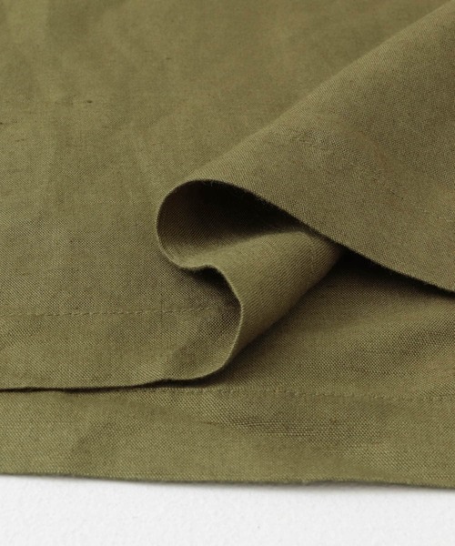 つなマヨ　かぐれ　リネンレーヨンワイドギャザーパンツ かぐれ パンツ リネンレーヨンワイドギャザーパンツ レディース